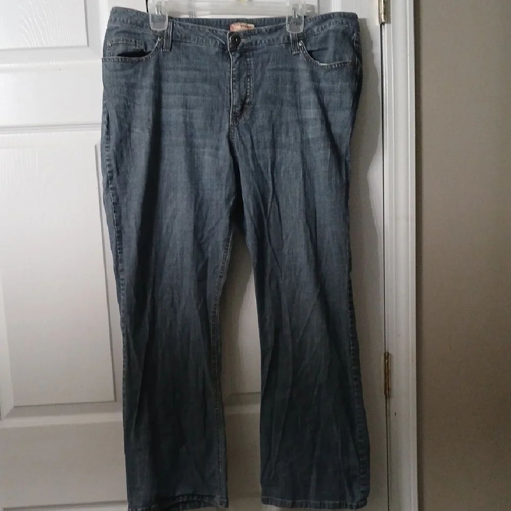 Wrangler straight leg jeans Sz 18W P EUC